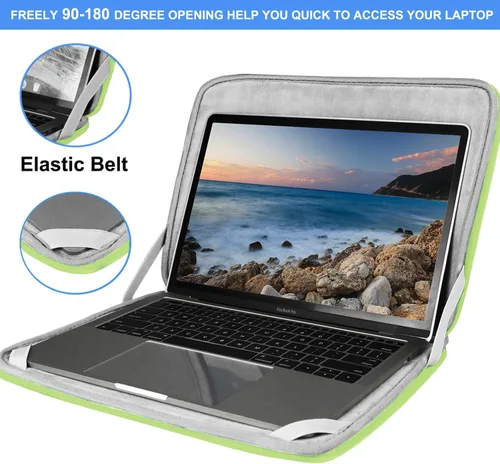 Vista 70 de Funda para portátil, bolsa de transporte con protección para computadora compatible con MacBook Air nuevo de 13 pulgadas M2/A2681 M1/A2337, MacBook