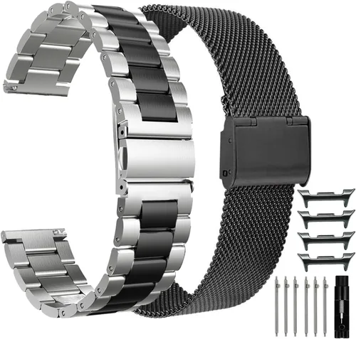 Vista 13 de Valkit - Correa compatible con Galaxy Watch Negro y Negro