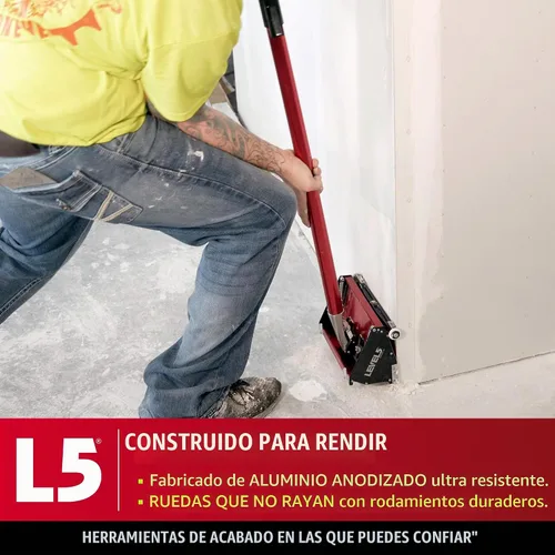 Vista 6 de Caja plana de 10 pulgadas - LEVEL5 Grado profesional Limpieza rápida Acabado de paneles de yeso Sheetrock Gyprock Wallboard 4-765