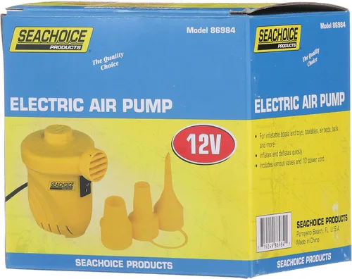 Vista 4 de Seachoice Bomba de aire eléctrica de 12V, para navegación y inflables generales