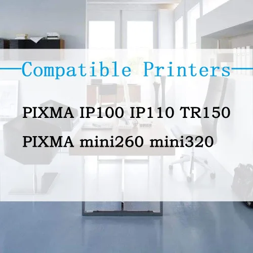 Vista 2 de Cartucho de tinta compatible CLI36 de repuesto para impresora Canon 35 36 CLI-36 PGI35 PGI-35 para impresora Pixma iP100 iP110 Mini 260 Mini 320