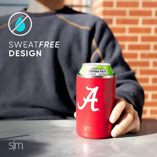 Vista 3 de Simple Modern Enfriadores de latas con licencia oficial de la Universidad Colegial para latas estándar y delgadas, cerveza, refrescos, seltzer y más