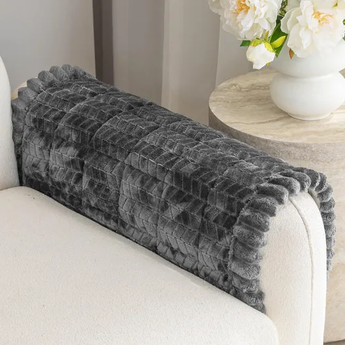 Vista 13 de Funda de sofá lavable para perros, funda antideslizante y mullida para silla de mascotas, protector de sofá de felpa suave para reposabrazos, apta