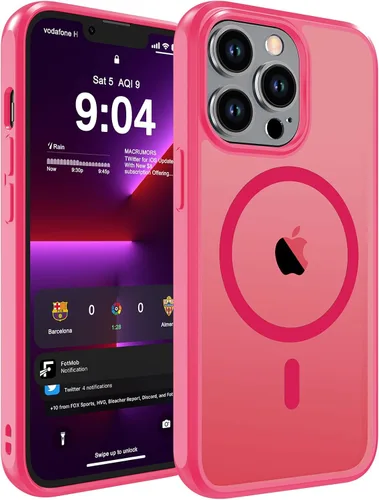 Vista 20 de WRJ Funda magnética mate para iPhone Air de 6.5 pulgadas, [compatible con Magsafe] [protección contra caídas de grado militar], delgada Negro