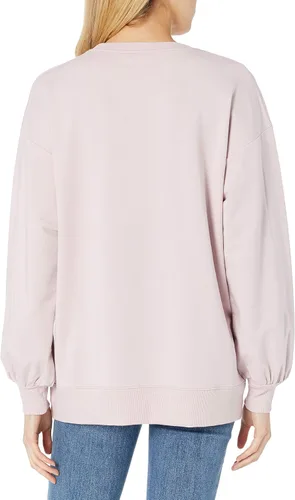 Vista 3 de The Drop Sudadera Kiko de gran tamaño con cuello redondo para mujer