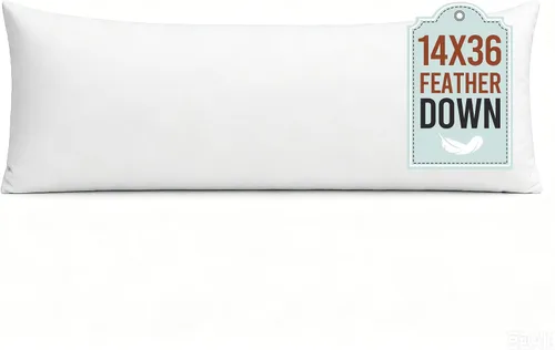 Vista 17 de puredown® Relleno de almohada de 18 x 18 pulgadas, relleno de plumas