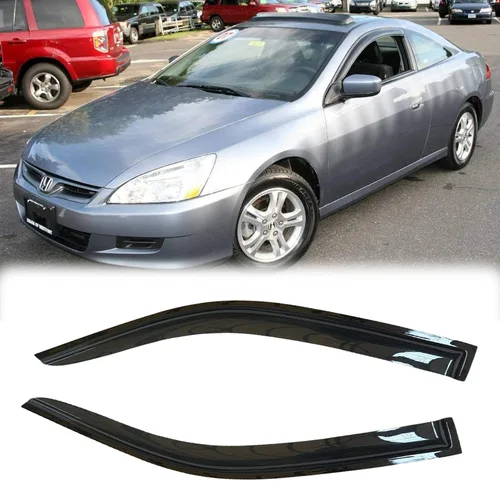 Vista 11 de Viseras de ventana Protectores de lluvia para Honda Civic Coupe 92410 2006