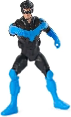 Vista 4 de DC Comics - Figura de acción de Nightwing de 12 pulgadas, juguetes para niños y niñas, edades 3+ Multicolor