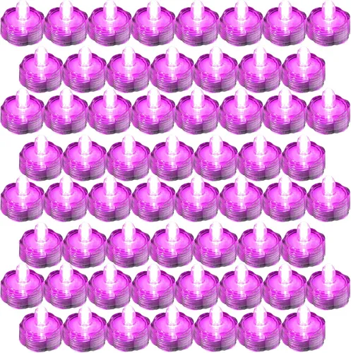 Vista 8 de Luces led muy brillantes, sumergibles, color té, para fiestas, bodas