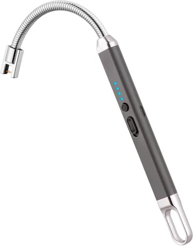 Vista 11 de MEIRUBY Encendedor eléctrico recargable USB, encendedor de arco, para velas, campamento, parrillada, deportes, herramienta para apasionados de lo