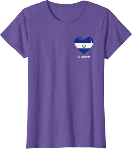 Vista 24 de Camiseta Bandera de El Salvador Camiseta salvadoreña, Negro