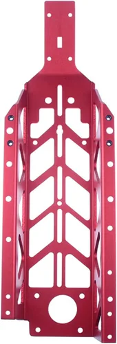Vista 6 de Chasis principal de aleación Lightened fit 1/5 HPI ROVAN KM Baja RV KM 5B 5T 5SC (rojo)