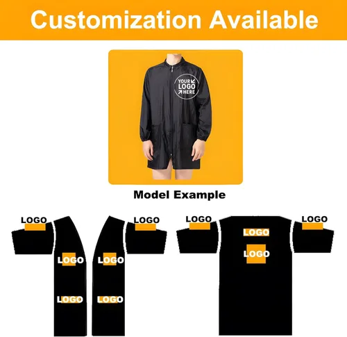 Vista 5 de TOPTIE Ropa de trabajo de manga larga para estilista de peluquería, peluquería de peluquería para peluquería para peluquería para peluquería