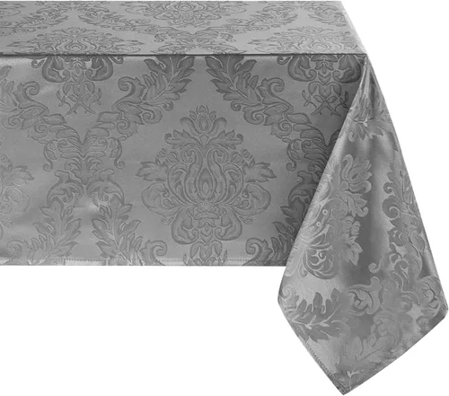 Vista 7 de Mantel rectangular de lino para cocina y comedor, impermeable, resistente a las manchas, lavable, de poliéster, diseño de granja, mantel de tela