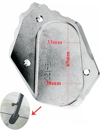 Vista 2 de Placa de soporte para BMW F850 GS F 750 850 GSA F850GS / F750GS 2018-2022 Extensión de soporte lateral de placa de soporte lateral