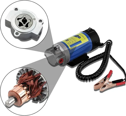Vista 5 de Bomba de aceite de motor,Bomba extractora de aceite 12V 100W,Bomba de transferencia de fluido eléctrica autocebante
