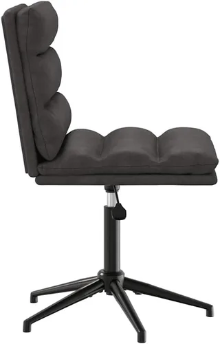 Vista 5 de Adjustable Black Faux Leather Dining Chairs, Modern Kitchen Seating with Height Adjustability, Stain-Resistant, Lightweight Yet Strong Set for