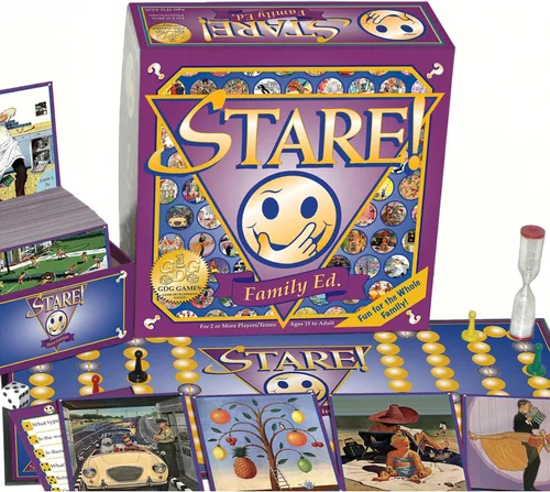 Vista 2 de Stare + Wit's End + Wordplay = Triple Play Juego de mesa para adultos y noche