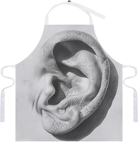 Vista 7 de MUSM Delantal para adultos – 27.6 x 31.5 pulgadas, delantales de poliéster resistentes con dos bolsillos grandes, delantal de cocina impermeable