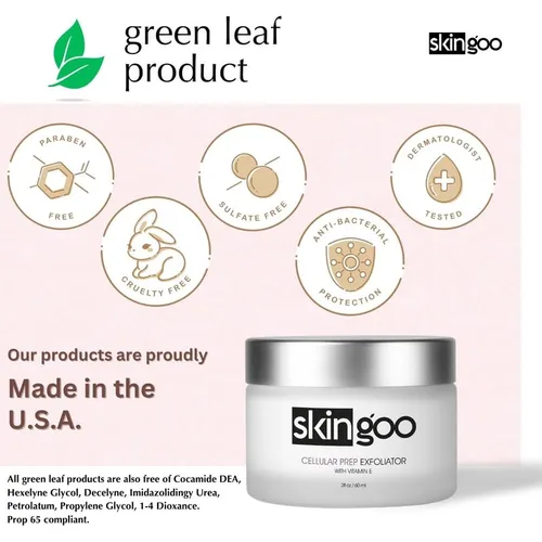 Vista 5 de SKINGOO Cellular Prep Exfoliante facial, exfoliante facial natural y suave, 2 onzas