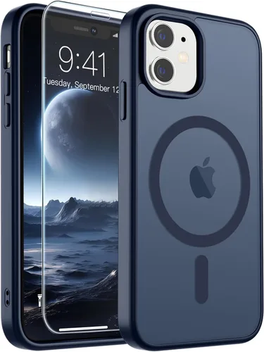 Vista 35 de SUPFINE Funda magnética para iPhone SE 2022 (3ª)/2020 (2ª), iPhone 8 (compatible con MagSafe) (protección contra caídas de grado militar), funda