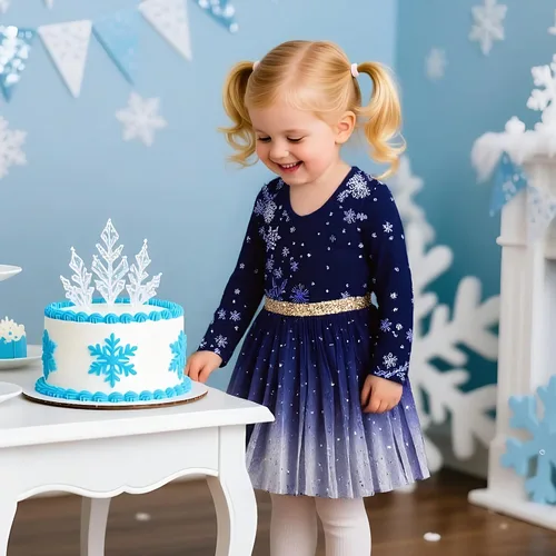 Vista 3 de VIKITA Vestidos de invierno para niñas de manga larga para niñas pequeñas, vestidos de tul para fiestas de 3 a 12 años