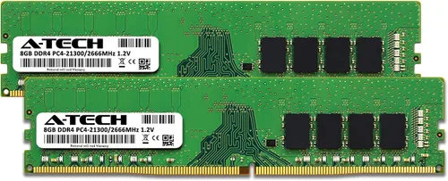 Vista 2 de A-Tech Kit de 16 GB (2 x 8 GB) RAM para MSI B360-F PRO, Codex, Codex 3, H110I PRO, H110M GAMING, Infinite, X99A RAIDER, Z170A TOMAHAWK, Z370