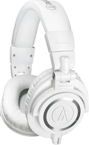 Vista 22 de Audio-Technica ATH-M50X - Auriculares profesionales para monitor de estudio, color negro, grado profesional, aclamado por la crítica, con cable