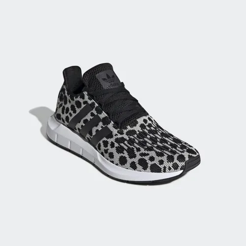 Vista 4 de adidas Swift Run - Tenis de mujer para correr, Raw WhiteCore BlackCarbon