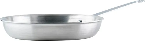 Vista 9 de Winco Sartén/sartén de aluminio de grado comercial, acabado natural, 10 pulgadas