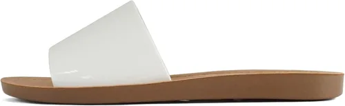 Vista 10 de Soda Shoes Efron-S - Chanclas básicas lisas para mujer, sandalias deslizantes, informales, puntera abierta, playa Todo negro Pu