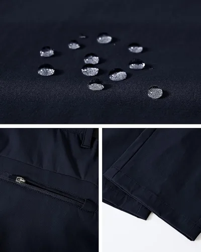 Vista 6 de Gopune Men's Stretch Golf Pants Quick Dry Lightweight Outdoor Casual Dress Work Pants with Pockets