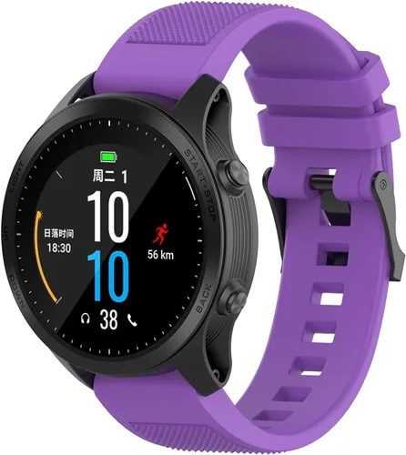 Vista 7 de Compatible con Garmin Fenix 6 Pro Watch Bands, Forerunner 945 Bands, 0.866 in Quickfit Silicona Correa de repuesto para Garmin Instinct, Fenix 5