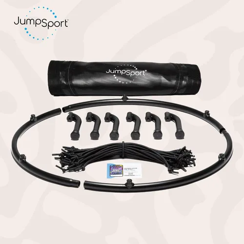 Vista 2 de JumpSport Essential Steel Frame - Mini trampolín de fitness para adultos, 39 pulgadas, modelos 220, 230 y 250, equipo de ejercicio y entrenamiento