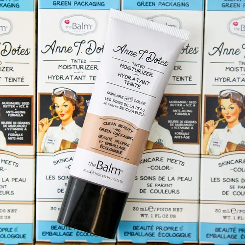 Vista 4 de theBalm Anne T. Dotes Crema hidratante teñida #14, 1 onza líquida