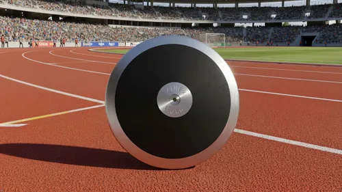 Vista 4 de RT Black Lighting - Discus, 3.5 lbs, discus, discus, discus, pista y campo de 1,6 K nominal a 100 pies. Mejor en su clase.