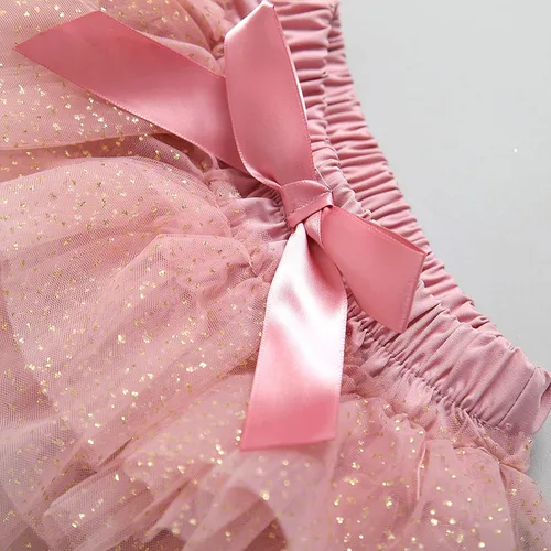 Vista 5 de Conjunto de mameluco de encaje floral de manga larga para niñas y bebés con falda tutú y diadema