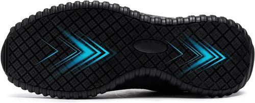 Vista 5 de LARNMERN Zapatos antideslizantes impermeables para hombre, zapatos deportivos de servicio de alimentos, para cocina, restaurante, chef, zapatos