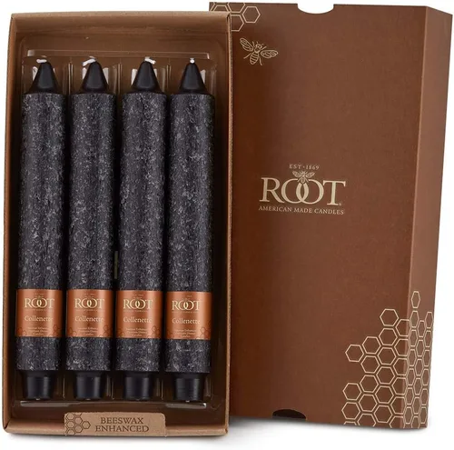 Vista 17 de Root Candles Arista Timberline - Velas para cena de 12 pulgadas, sin aroma, 12 unidades, color negro