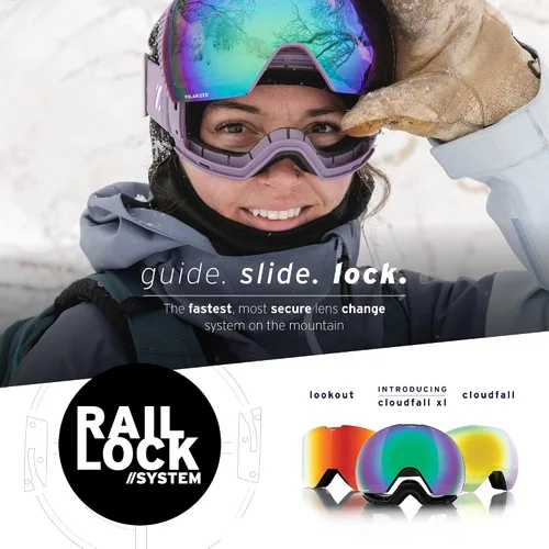 Vista 5 de Zeal Optics Cloudfall UF Snow Goggle w/Bonus Lens