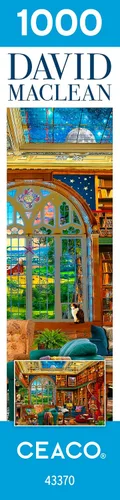 Vista 7 de Ceaco - David Maclean - Biblioteca del país - Rompecabezas de 1000 piezas