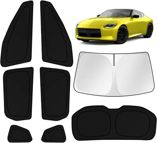 Vista 263 de KUST - Parasol plegable para parabrisas para BMW X1 E84, accesorios 2011 2012 2013 2014 2015, protector de visera de sol ajustable que bloquea