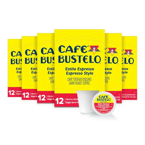 Vista 9 de Café Bustelo - Café de tostado medio, 10 cápsulas K-Cup (Paquete de 6)