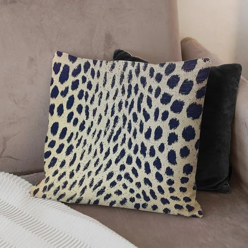 Vista 8 de Fundas de almohada de antílope con estampado de animales negros y marrones para exteriores, impermeables, con manchas negras, 24 x 24 pulgadas