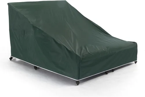 Vista 9 de Covermates Funda clásica para tumbona, funda de vinilo resistente a la intemperie para muebles de exterior con ventilación de malla, dobladillo