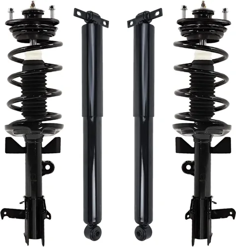Vista 58 de Detroit Axle - Kit de amortiguadores de 4 puntales para Ford Escape 14-19, 2 puntales delanteros con resorte helicoidal 2 amortiguadores traseros