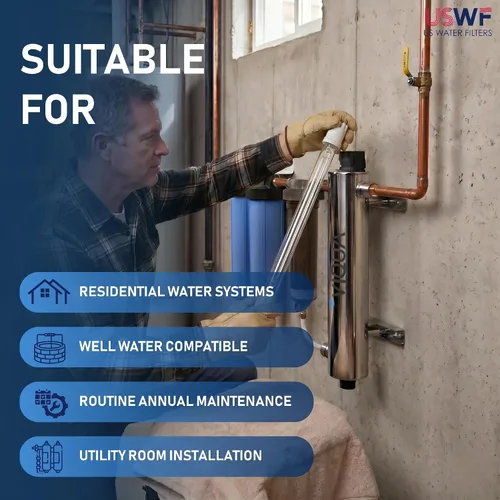 Vista 5 de Lámpara UV de repuesto S36RL Compatible con los sistemas UV VIQUA S12Q, S24Q, S40Q y SSM-39 Series Fabricado en los Estados Unidos US Water
