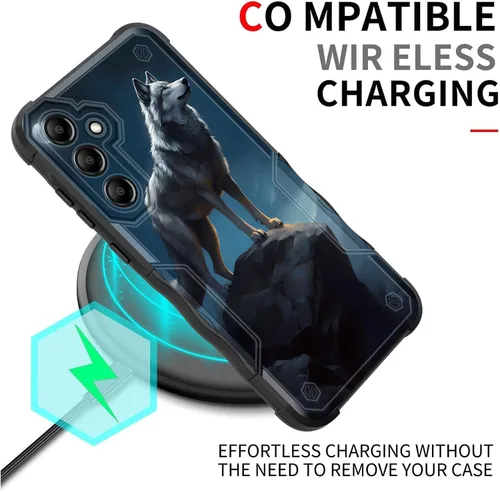 Vista 872 de Funda para Galaxy A14 5G, [Doble Capa][Protección contra Caídas de Grado Militar de 10 Pies] [Antideslizante] Funda Resistente a Prueba de Golpes