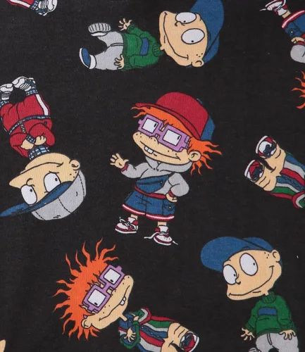 Vista 3 de Nickelodeon Sudadera con capucha para niños Rugrats con estampado completo