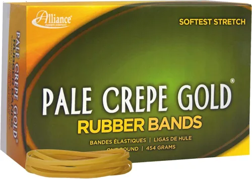 Vista 5 de Alliance Rubber 21405 - Bandas de goma Pale Crepe Gold